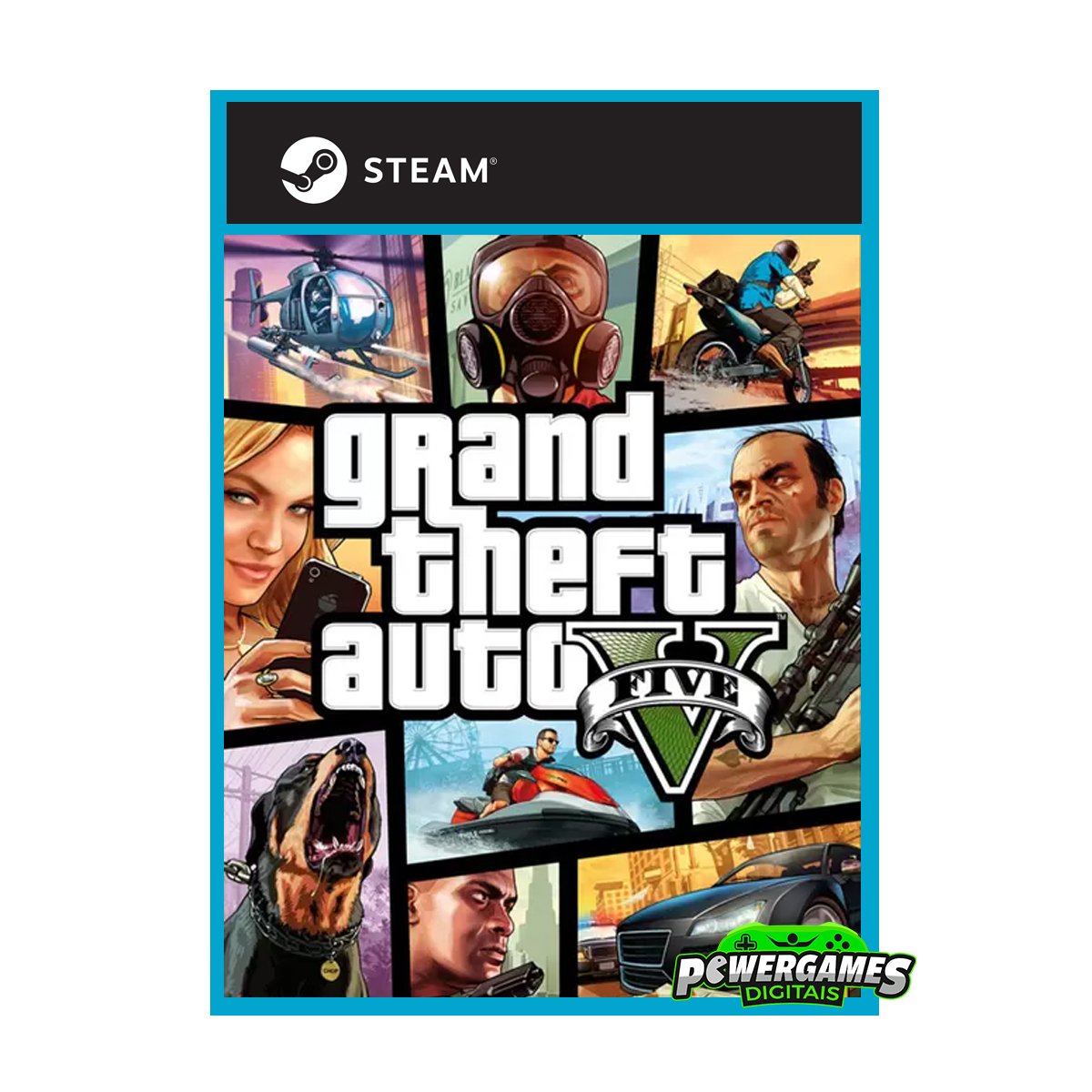 Gta Vice City Grand Theft Auto Jogo Pc Ativa Steam Key Chave